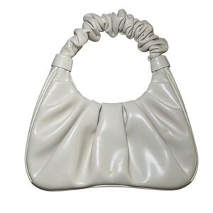 JW PEI Gabbi Ruched Hobo Handbag - White classic minimal basic event going out